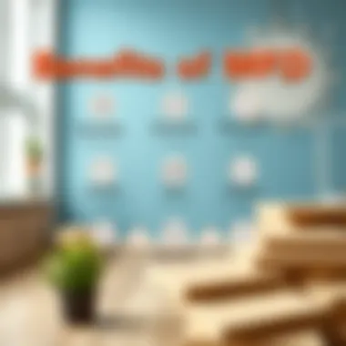 Infographic displaying the advantages of using MDF in construction