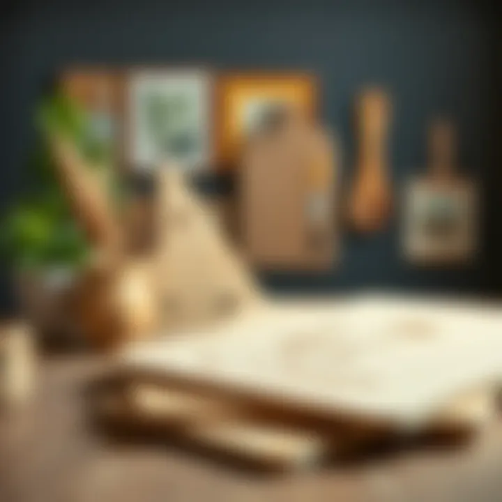 DIY project showcasing MDF boards being transformed into household items