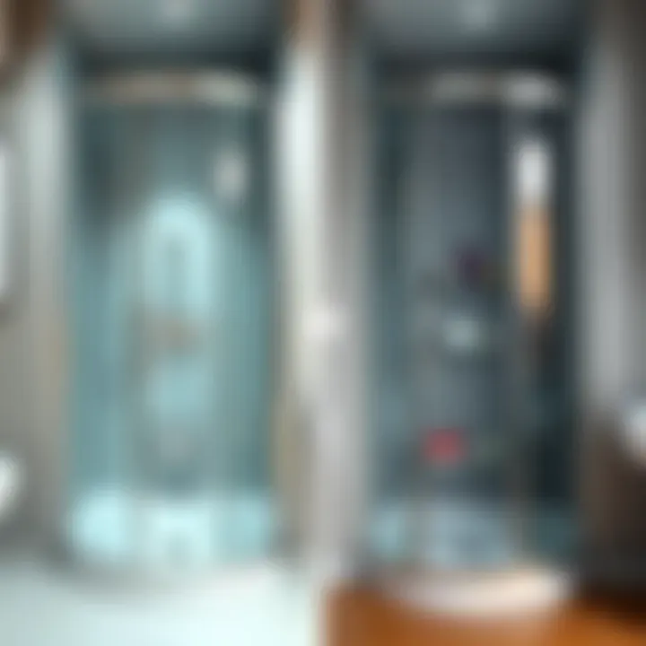 Transformation of Mika Shower Cabin Cleanliness Before and after comparison of mika shower cabin cleanliness