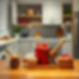 Elegant kitchen gift arrangement