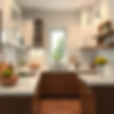 Stylish Kitchen with Overlay Techniques Stylish kitchen showcasing successfully applied overlay techniques