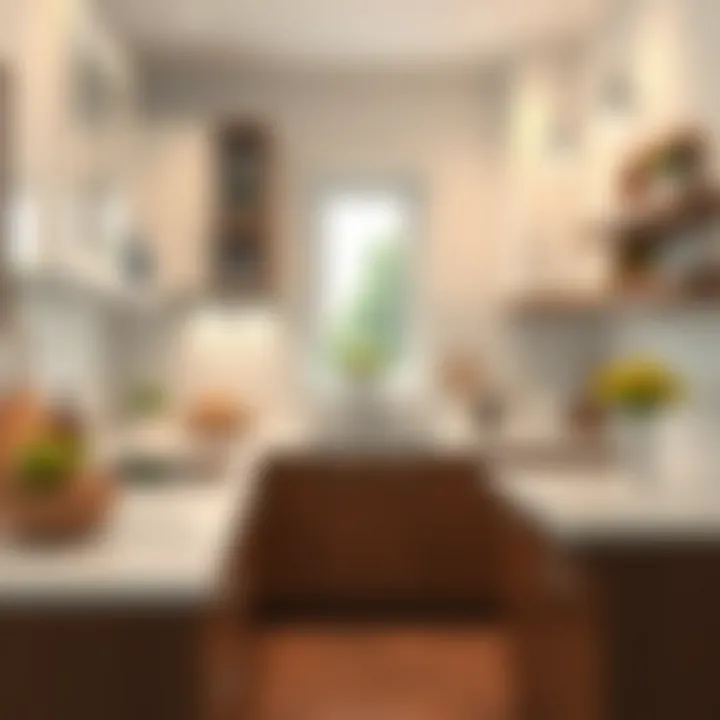 Stylish Kitchen with Overlay Techniques Stylish kitchen showcasing successfully applied overlay techniques