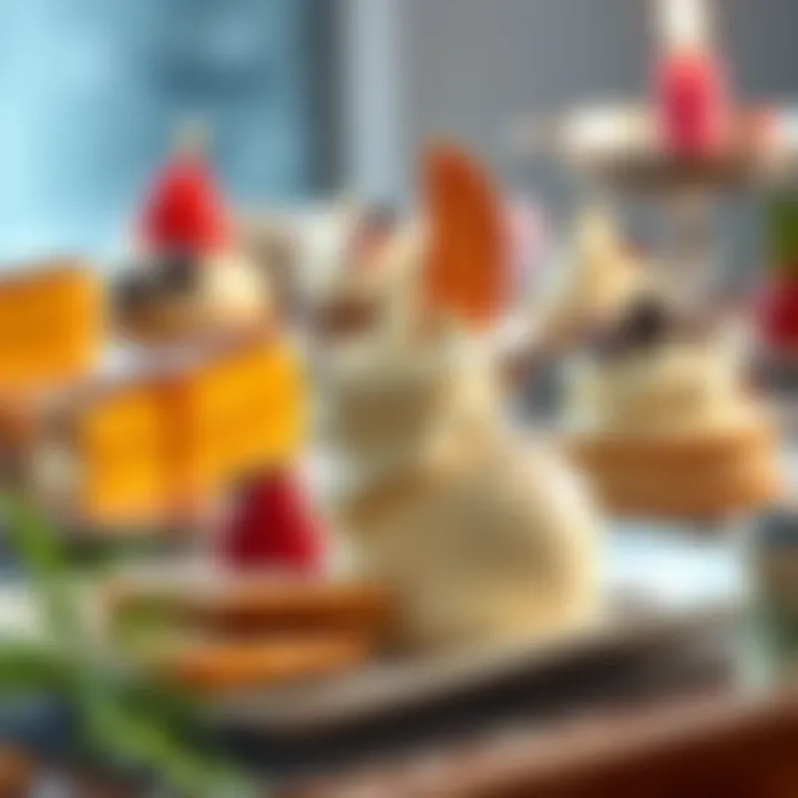 Decadent New Year Desserts Delicious dessert assortment for New Year celebration