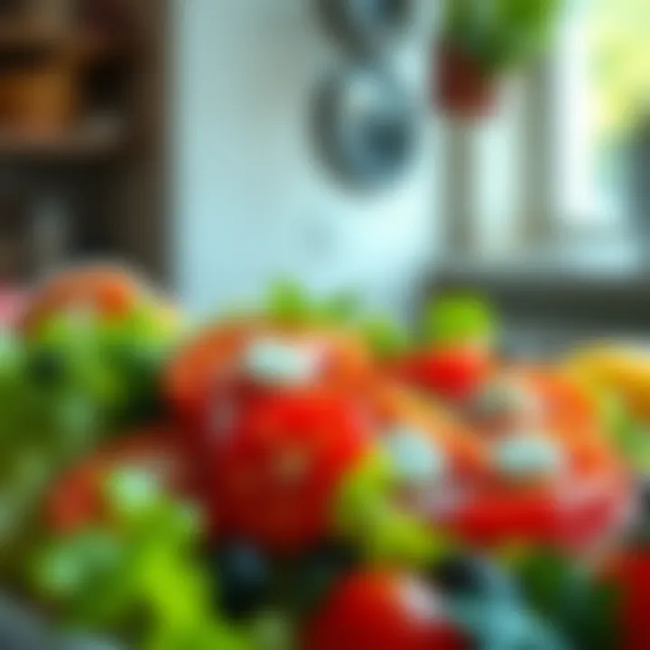 Fresh Vibrant Salad A vibrant salad featuring fresh ingredients