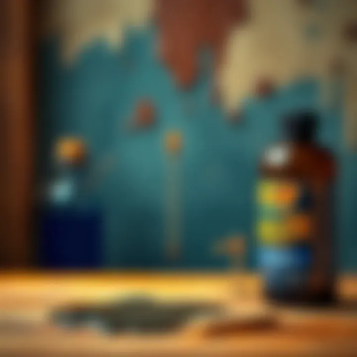 Using solvents to eliminate oil paint stains