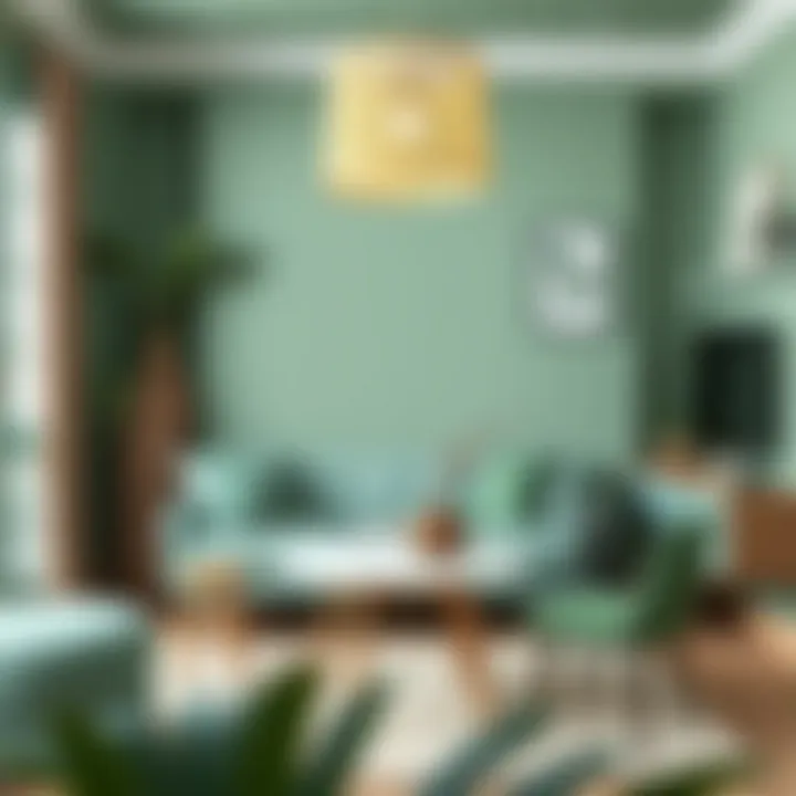 Innovative DIY Home Decor Project Featuring Pistachio Green DIY home decor project using pistachio green and contrasting colors