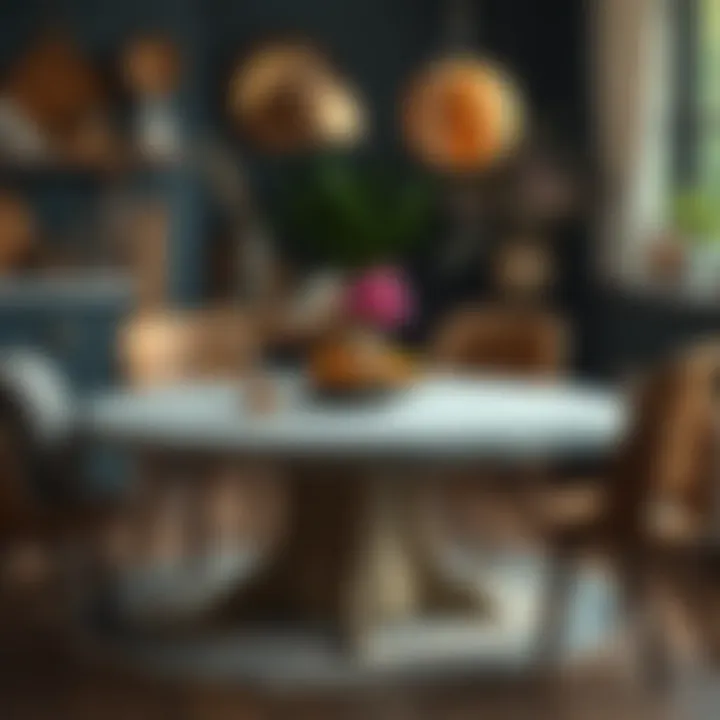 Crafting Materials for Round Tables Materials used for crafting a round dining table