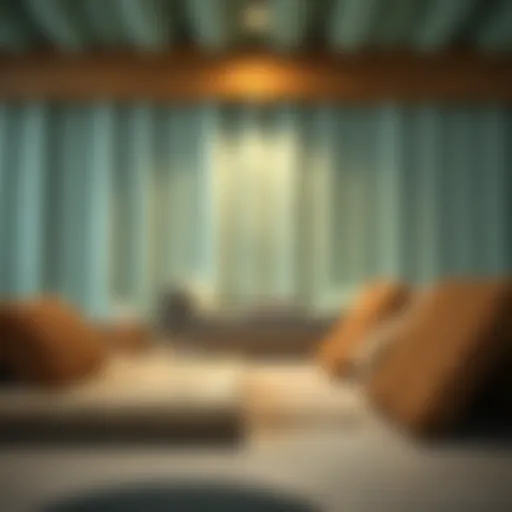 Acoustic insulation materials showcasing different textures