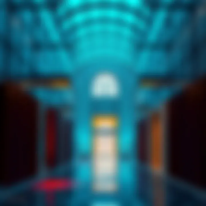 Architectural Solutions: Barriers Against Sound Waves Illustration of sound wave barriers in architecture