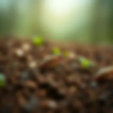 Springtails and Soil Ecosystem Illustration showing the role of springtails in soil health