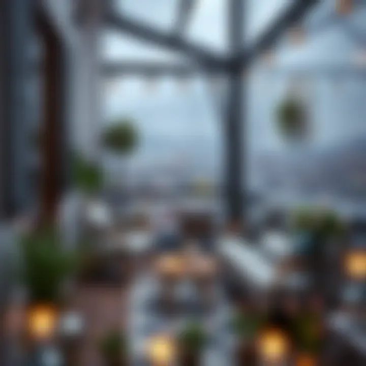 Elegant small balcony showcasing creative use of space