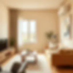 Creamy brown color palette