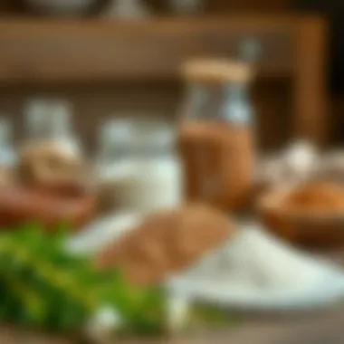 Materials for creating creamy brown