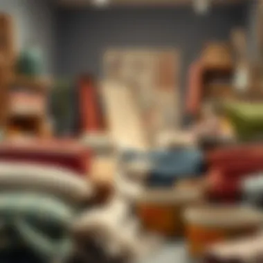 A variety of textile products