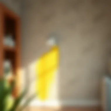 Demonstration of wall cleaning techniques