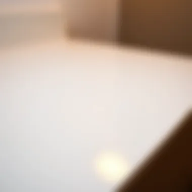 A clean surface after adhesive removal