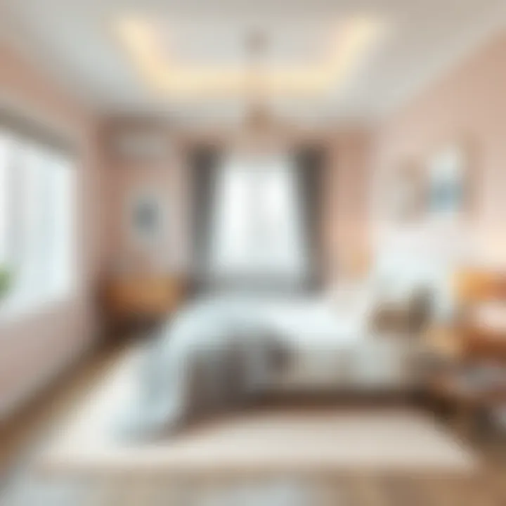 Pastel Serenity in Bedroom Design Cozy bedroom painted in soothing pastel colors