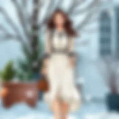 Creative layering ideas for summer dress in cold weather